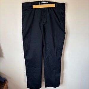 Perry Ellis Black Chinos Classic Cotton Blend 36X32